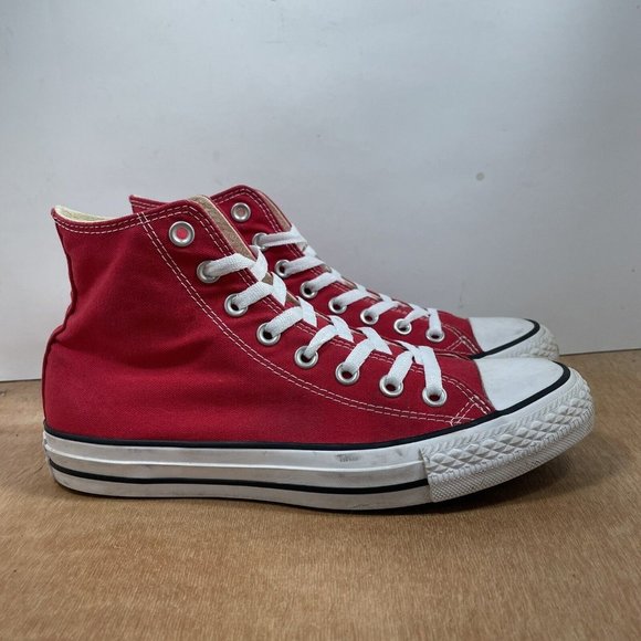 Converse Shoes - Converse All Star Chuck Taylor Women Size 9 Shoes Red High Top